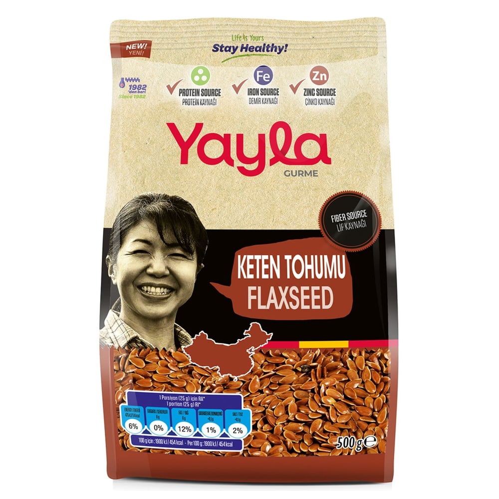YAYLA GURME KETEN TOHUMU 500GR*8