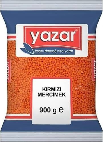 YAZAR KIRMIZI MERCİMEK 900GR