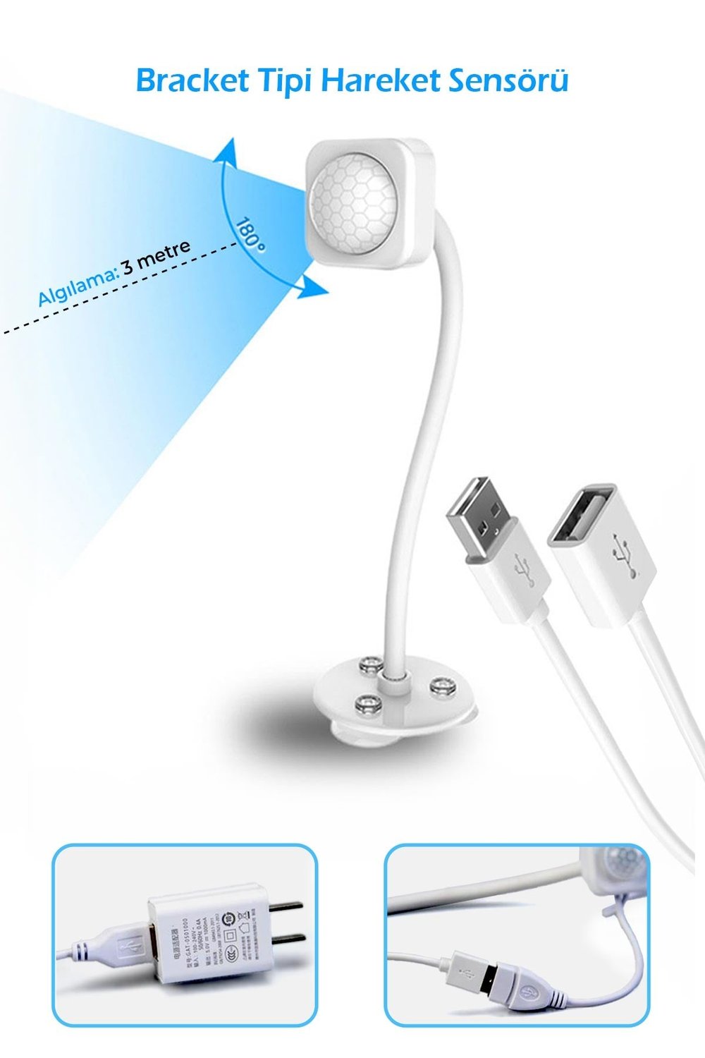Su Pınarı Su Çeşmesi Su Sebili Için Kızılötesi Hareket Sensörü Usb Ile Çalışır