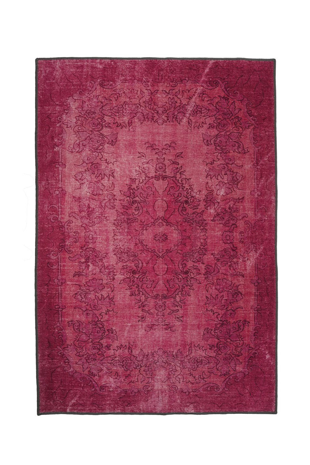 Art Deco Dijital Şönil Halı | Vintage Desenli Halı | Kaymaz Tabanlı | Makinede Yıkanabilir | OART07 160x230