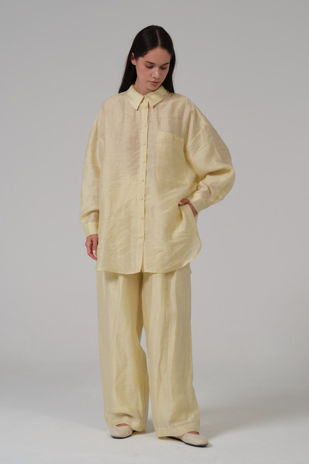 ROXY PANTOLON LİMON