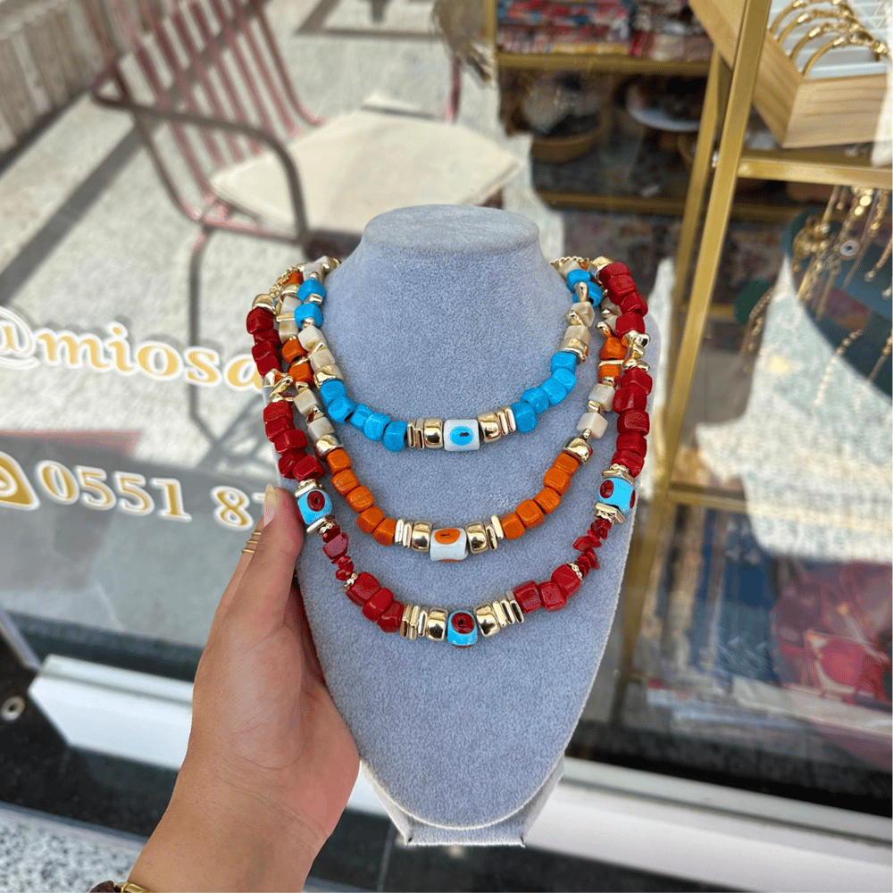 Bodrum Boncuk Kolye Serisi