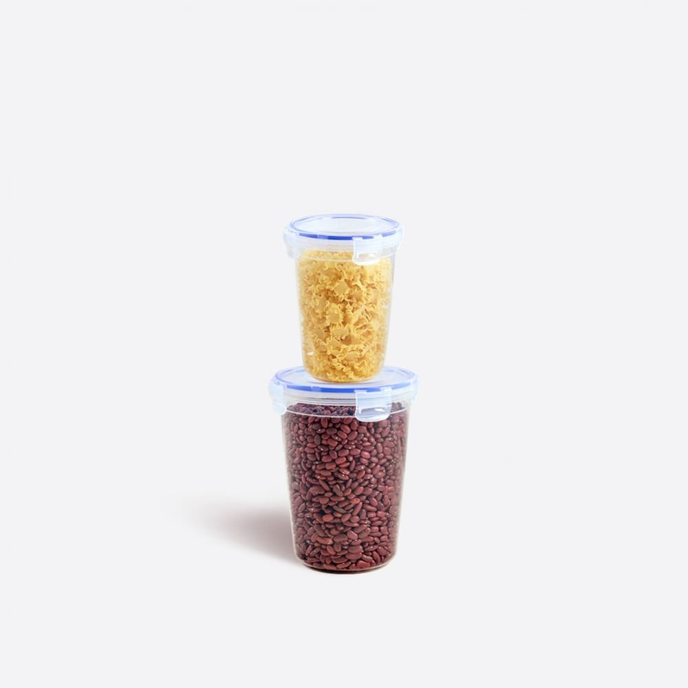 2 Parça Contalı Yuvarlak Set (1225-2425 ml)