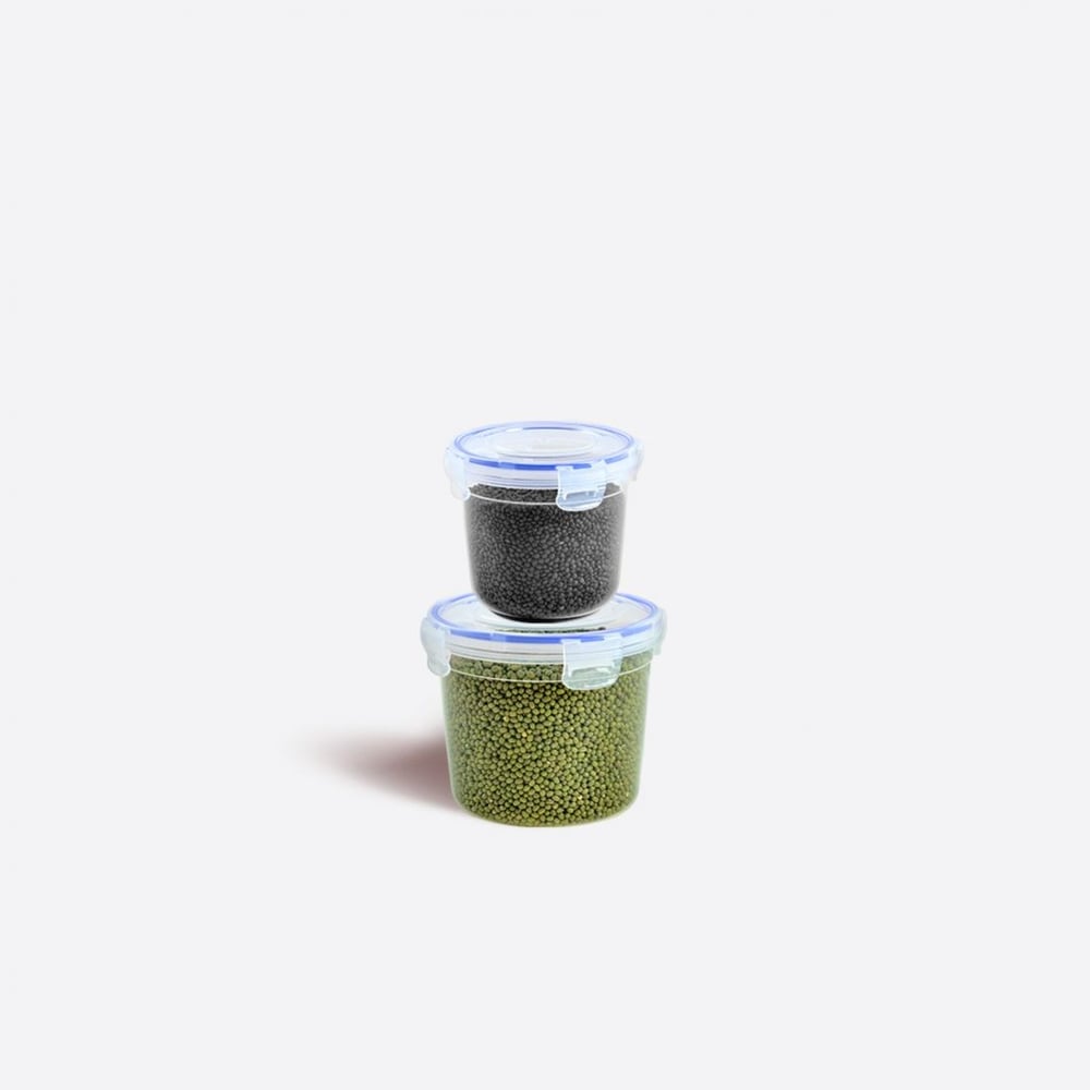 2 Parça Contalı Yuvarlak Set (850-1700 ml)