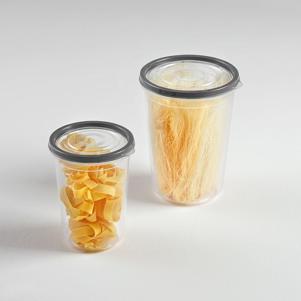 2 Parça Kompakt Yuvarlak Set (1225-2425 ml)