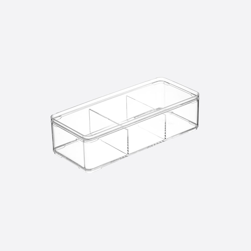 21cm Kapaklı Blok Organizer (3 Bölmeli)