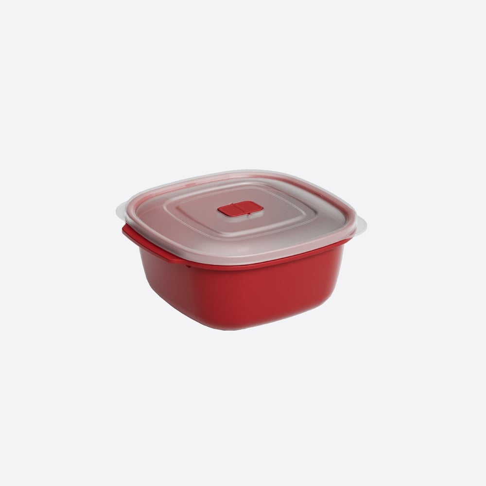 2200 ml Heat'n Go Kare Mikrodalga Saklama Kabı