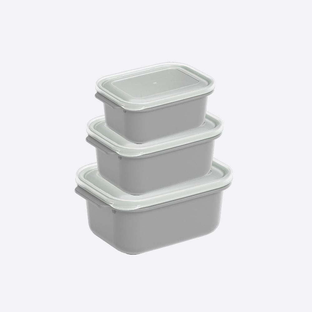 3 Parça Easy Keep Dikdörtgen Set ( 1000 x 2000 x 3500 ml )