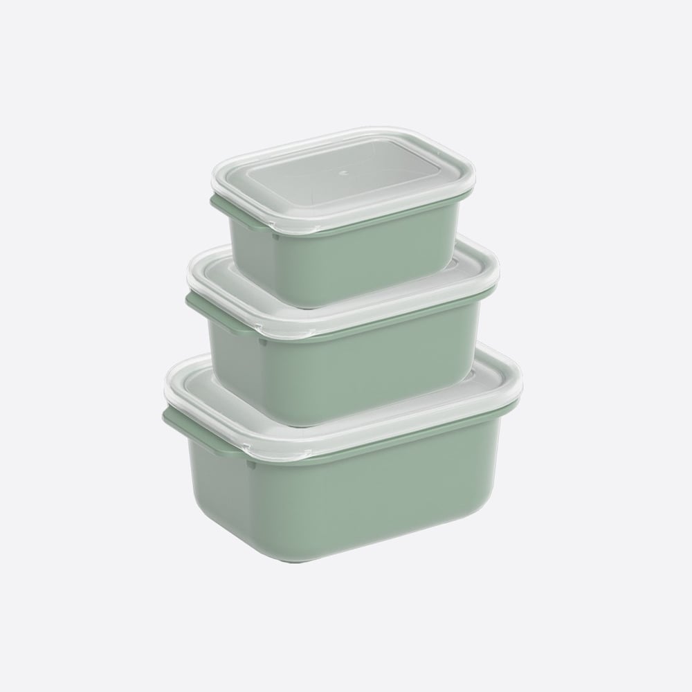 3 Parça Easy Keep Dikdörtgen Set ( 1000 x 2000 x 3500 ml )