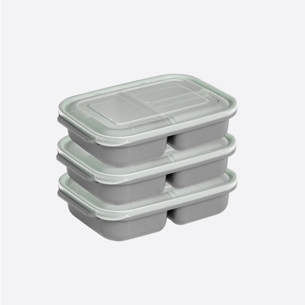 3 Parça Easy Keep Dikdörtgen Set ( 3 x 1700 ml )