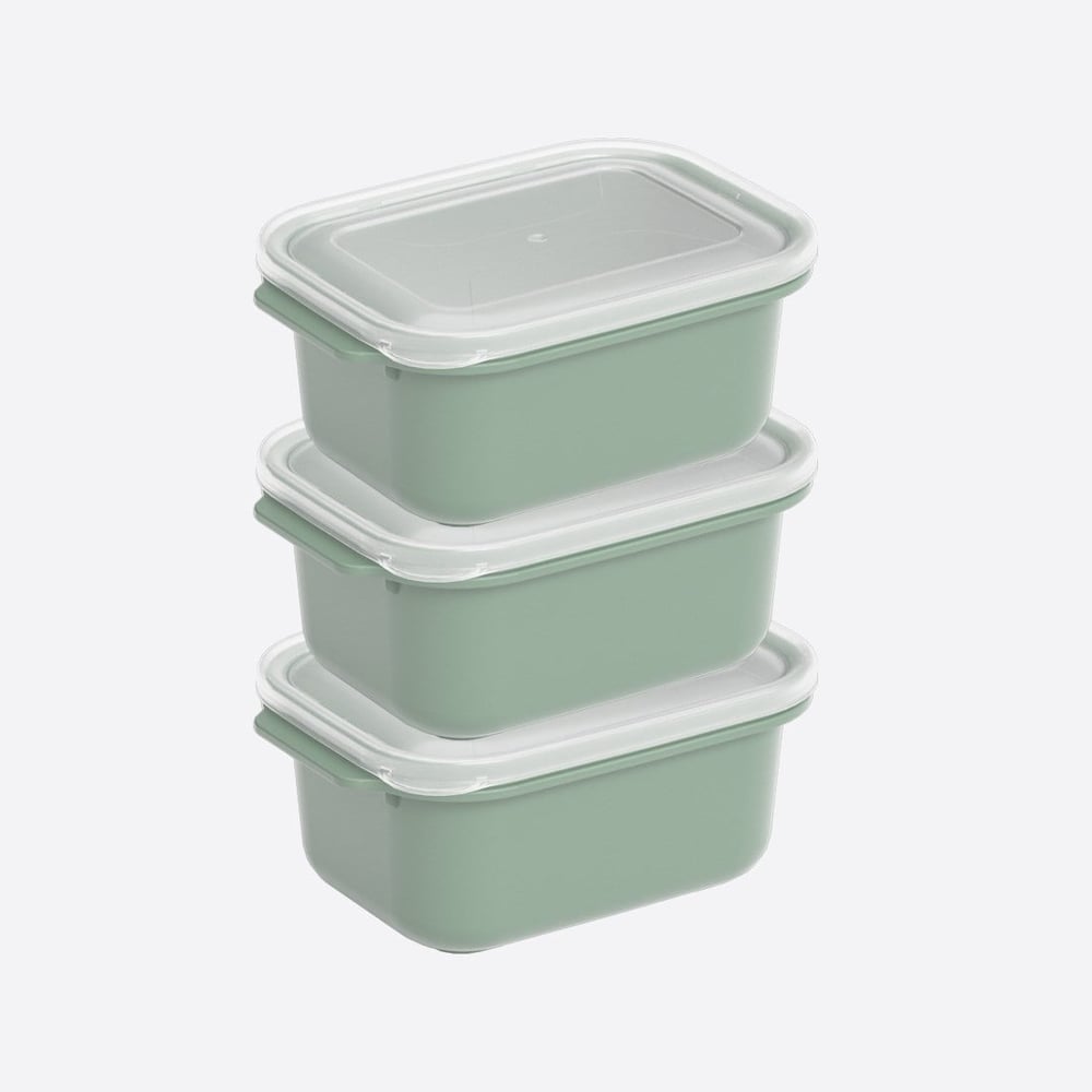 3 Parça Easy Keep Dikdörtgen Set ( 3 x 2000 ml )