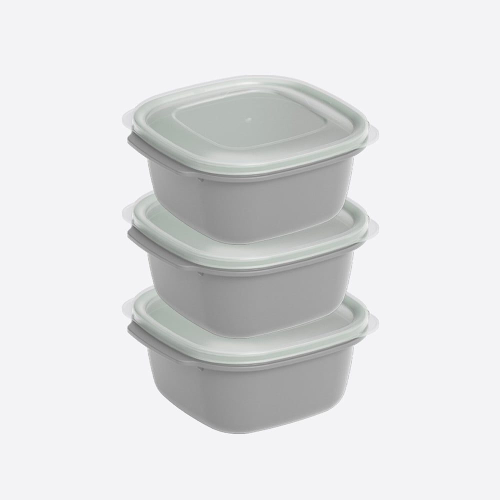 3 Parça Easy Keep Kare Set (3 x 2200 ml)