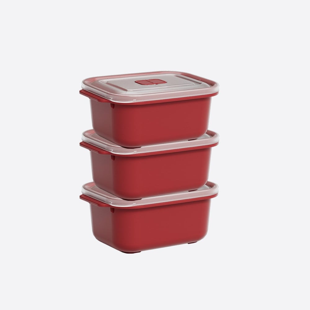 3 Parça Heat'n Go Dikdörtgen Set ( 3 x 1000 ml )