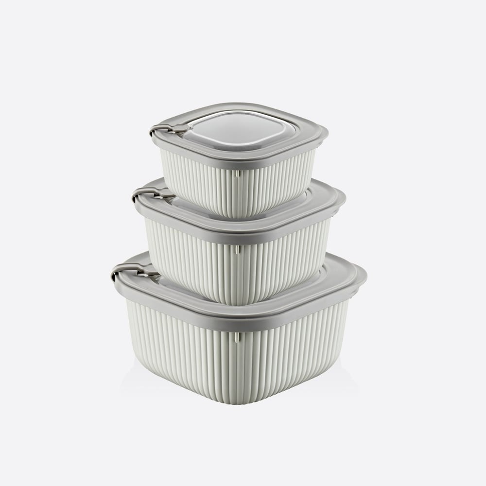 3 Parça MicroLine Set ( 600-1100-1800 ml )