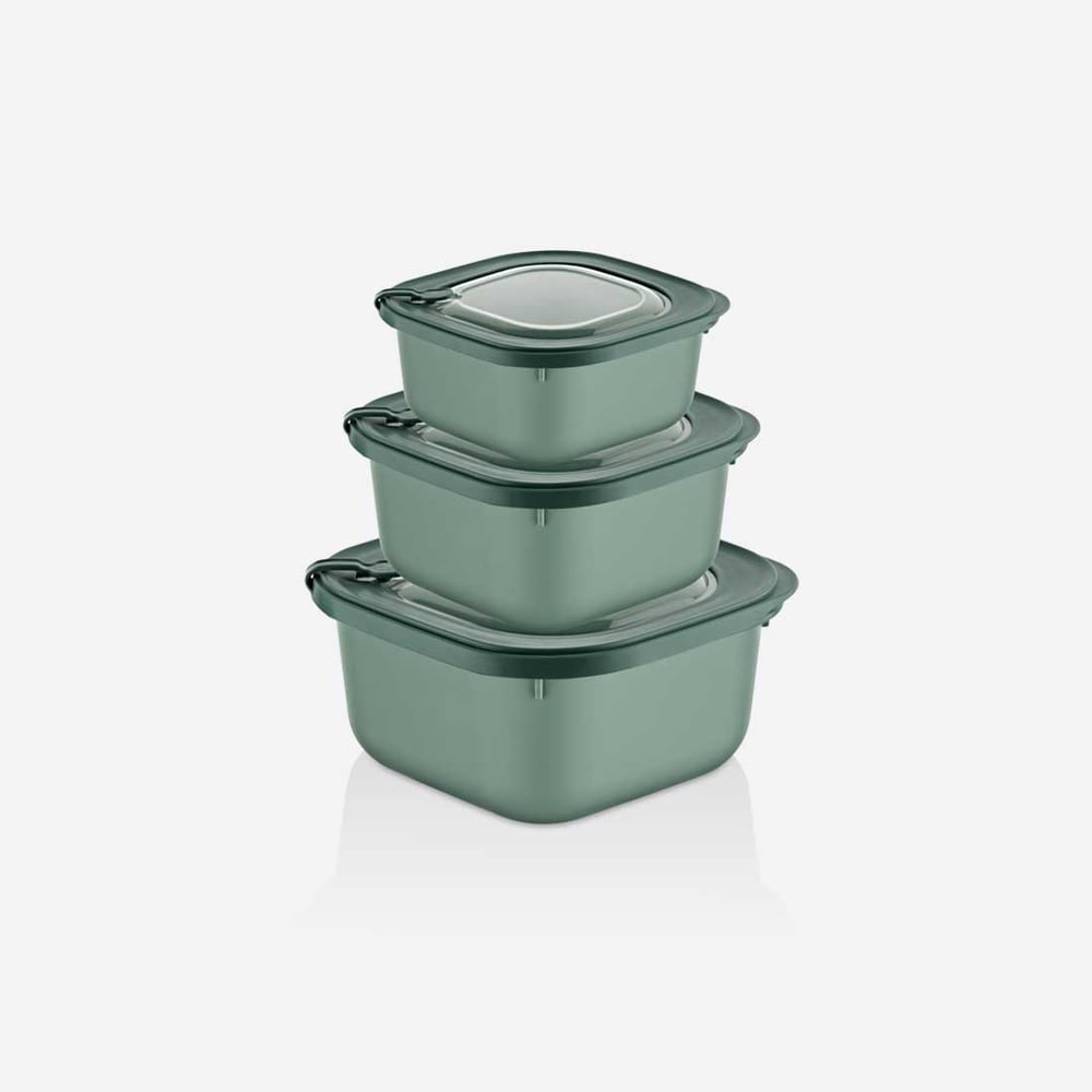 3 Parça MicroSafe Set ( 600-1100-1800 ml )