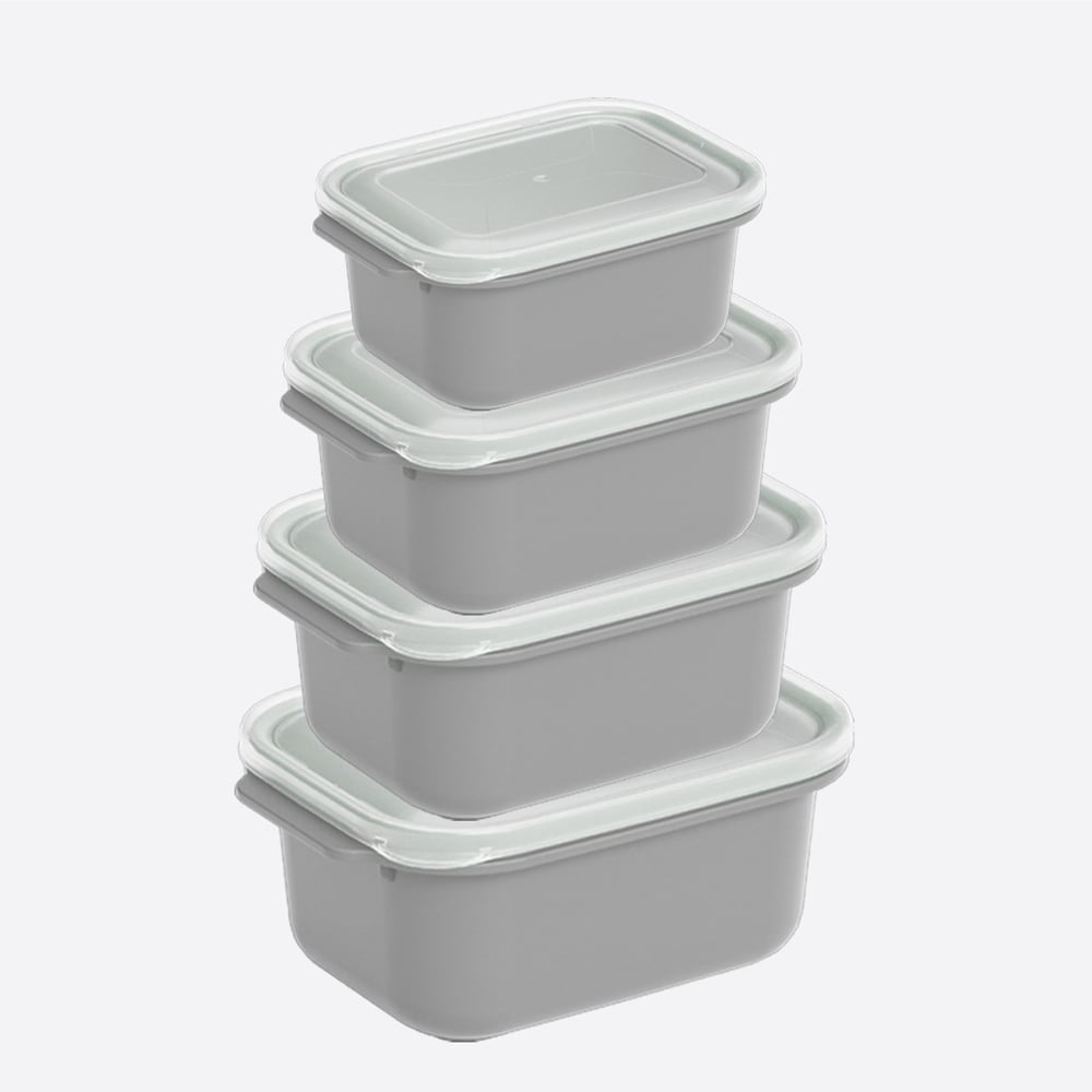 4 Parça Easy Keep Dikdörtgen Set ( 500 x 1000 x 2000 x 3500 ml )