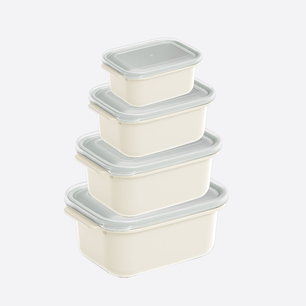 4 Parça Easy Keep Dikdörtgen Set ( 500 x 1000 x 2000 x 3500 ml )
