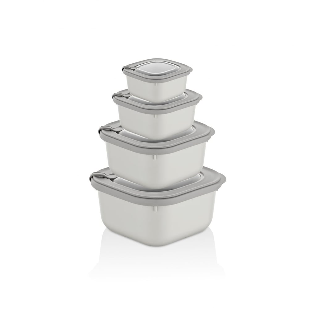 4 Parça MicroSafe Set ( 600-1100-1800-3000 ml )