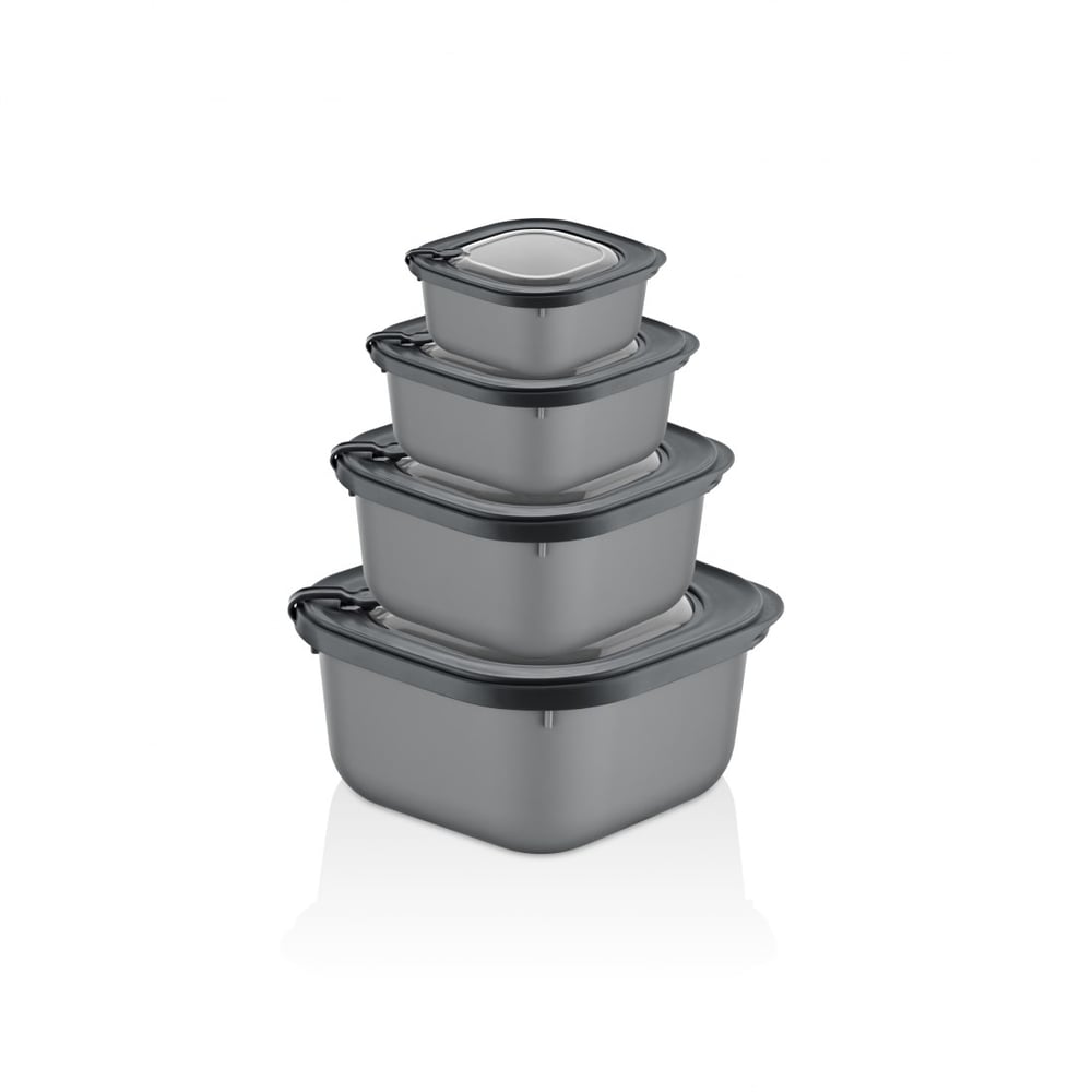 4 Parça MicroSafe Set ( 600-1100-1800-3000 ml )