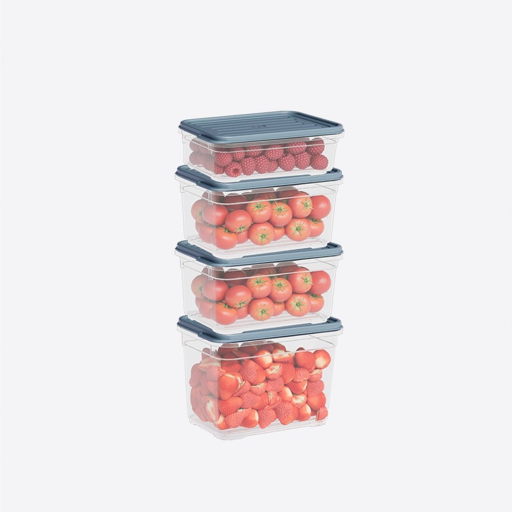 4 Parça Smart Modüler Set ( 500 ml, 2x700 ml, 950 ml )