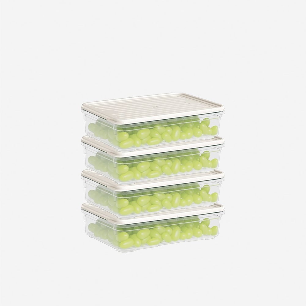 4 Parça Smart Saklama Kabı Set (4 x 1100 ml)