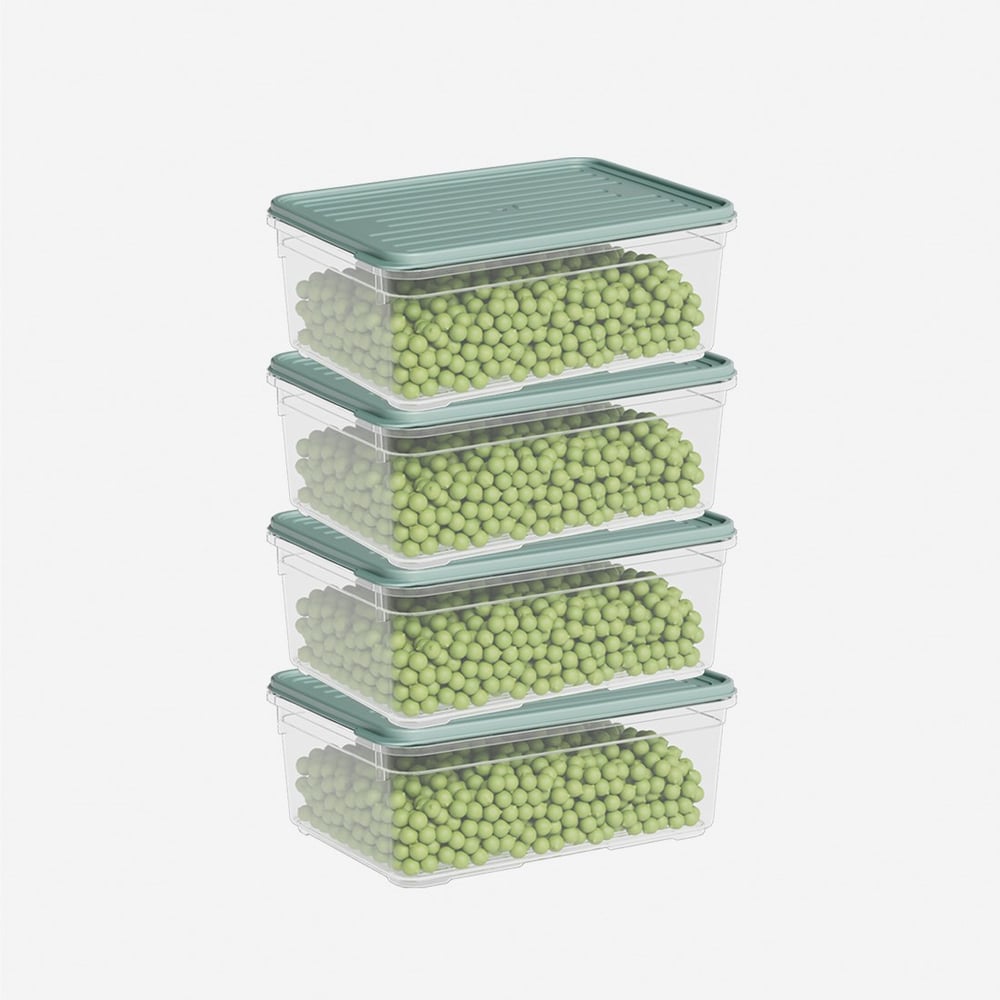 4 Parça Smart Saklama Kabı Set (4 x 1650 ml)