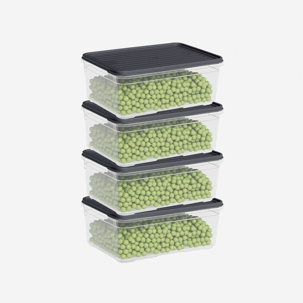 4 Parça Smart Saklama Kabı Set (4 x 1650 ml)