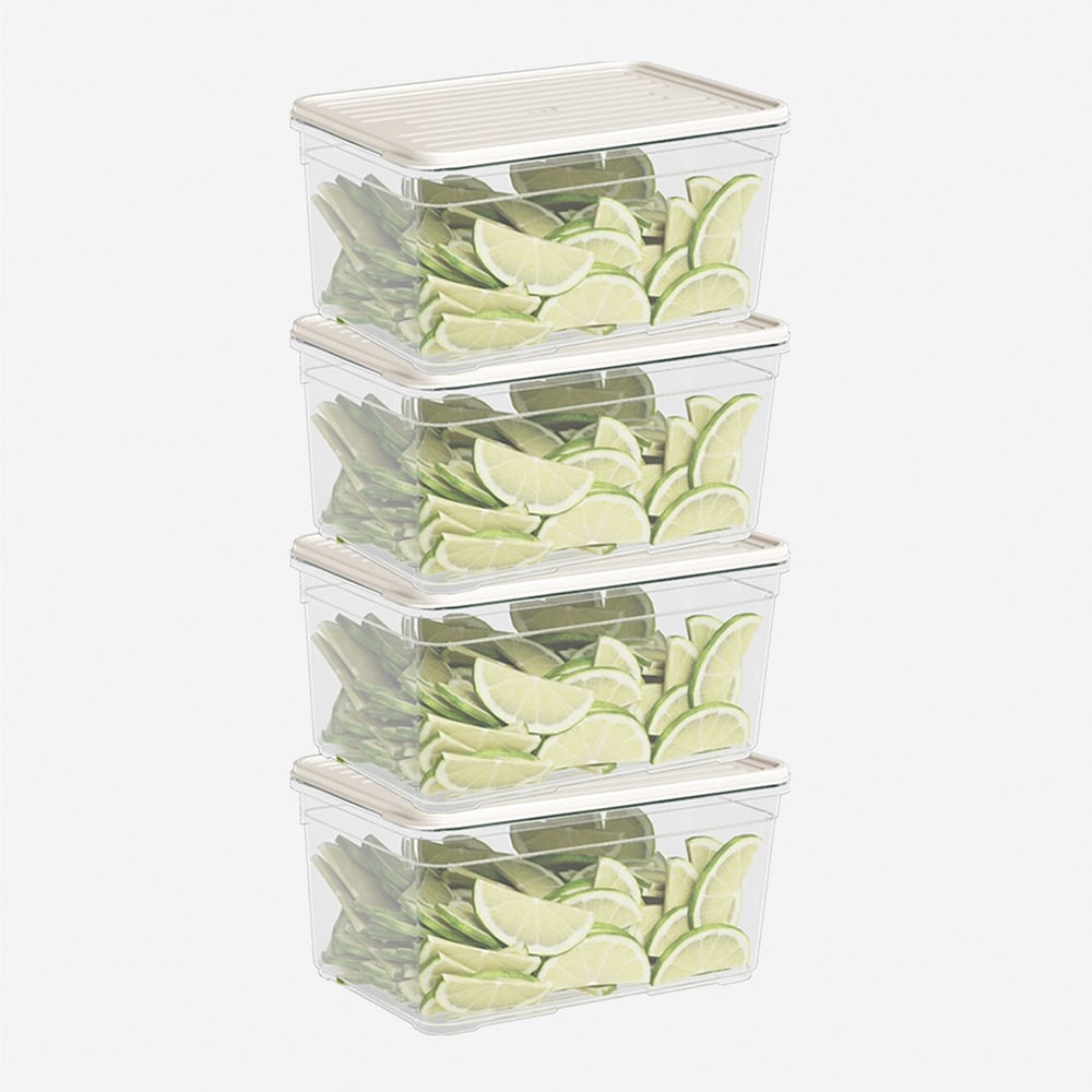 4 Parça Smart Saklama Kabı Set (4 x 2100 ml)