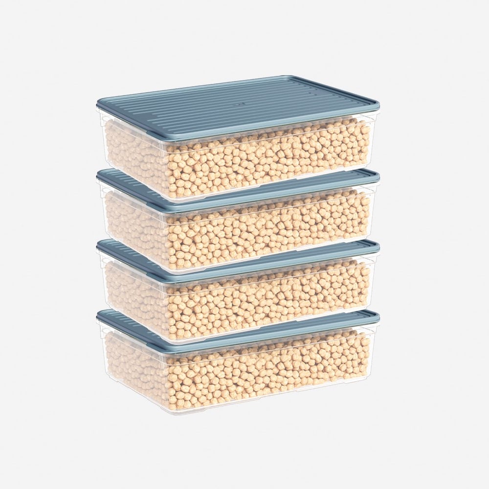 4 Parça Smart Saklama Kabı Set (4 x 3250 ml)