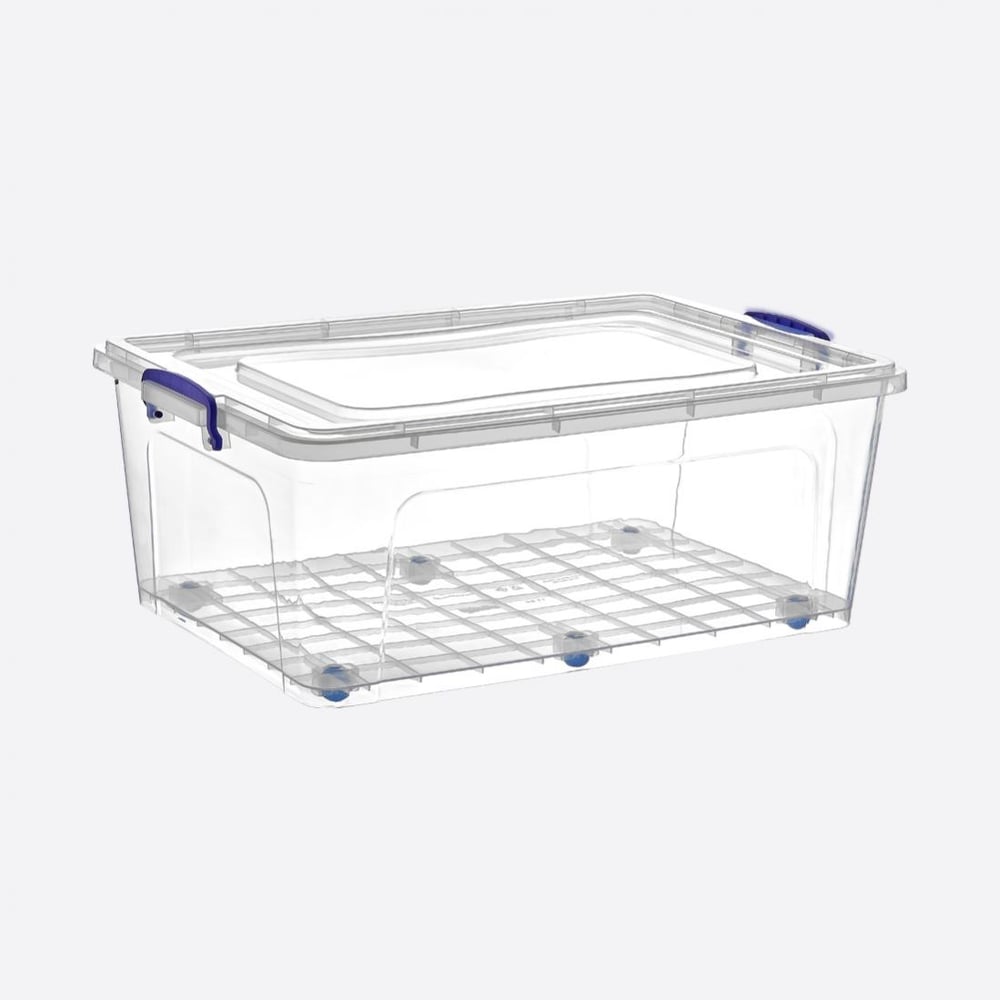 58 L Tekerlekli Clear Box