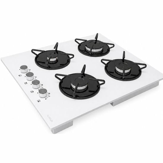 ALVEUS SE-GLS640 Beyaz Cam Set Üstü Ocak