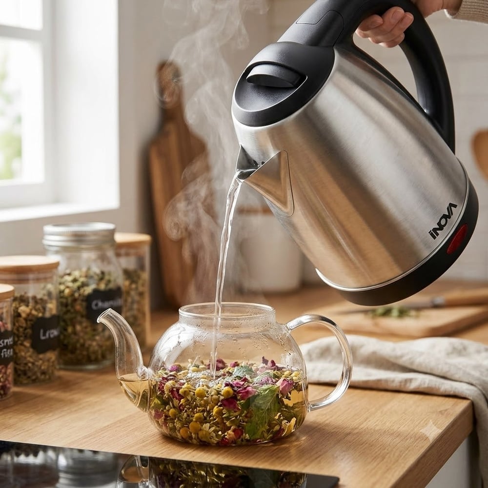 INOVA Pratik 1500 W 1.8 L Çelik Kettle