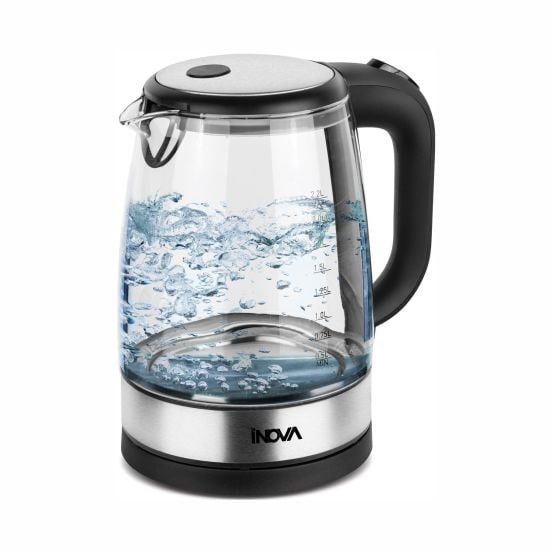 INOVA Trend IK-7100 2.2 L Siyah Cam Işıklı Kettle