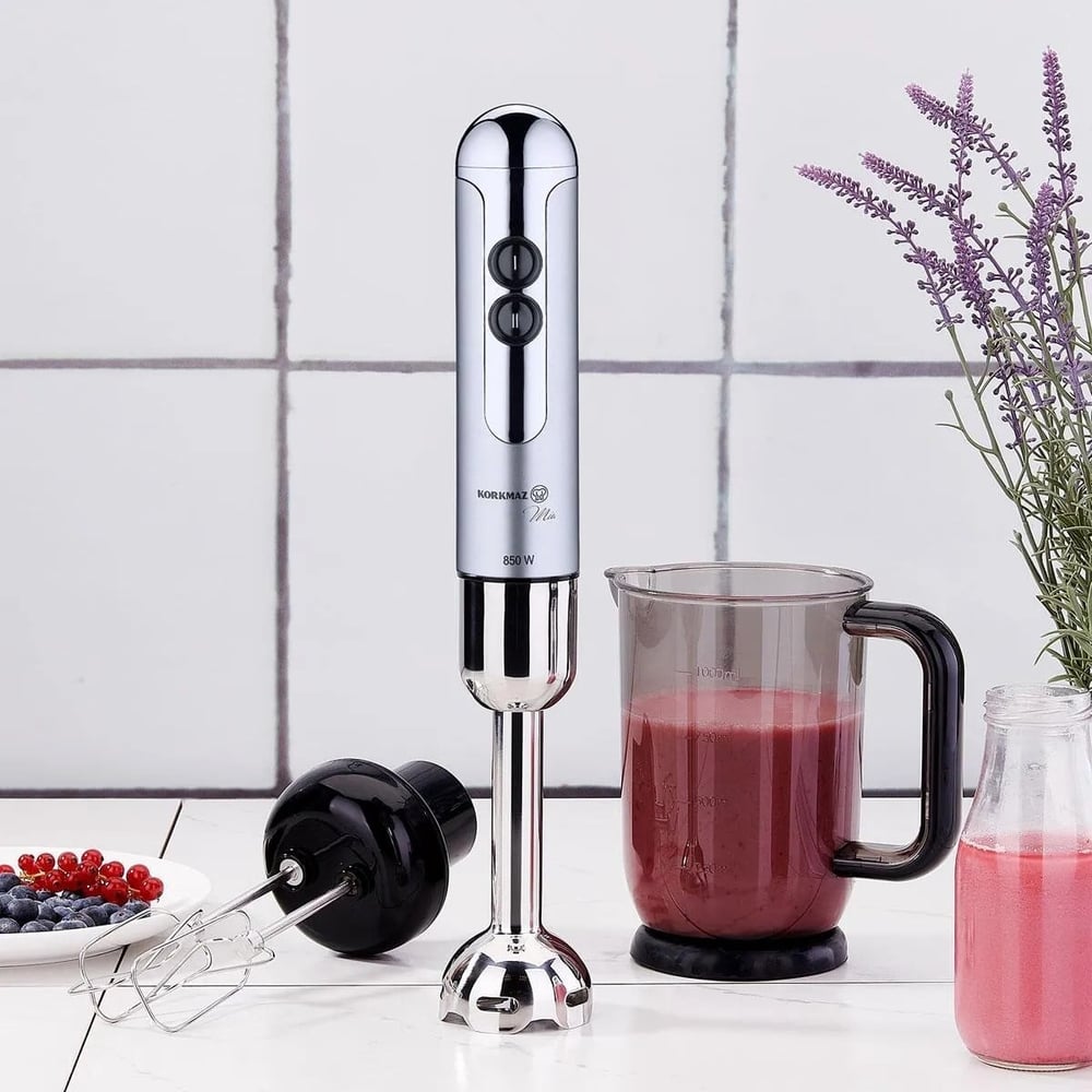 KORKMAZ Mia Mega Blender Set Inox/Krom A447-16