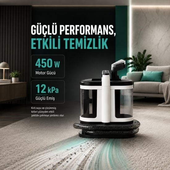 PIRANTECH V22C Koltuk Ve Halı Yıkama Makinesi