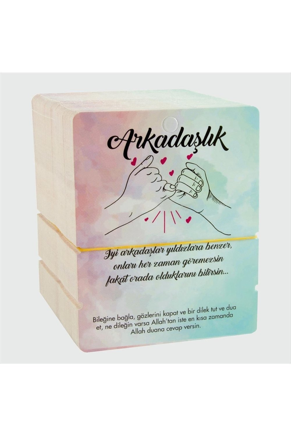 2'li Arkadaşlık Bileklik Kartı
