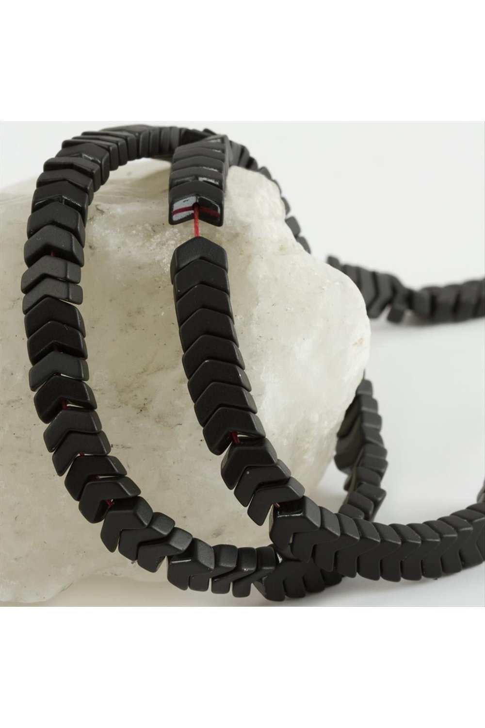 8 mm Mat Çavuş Hematit Doğal Taş