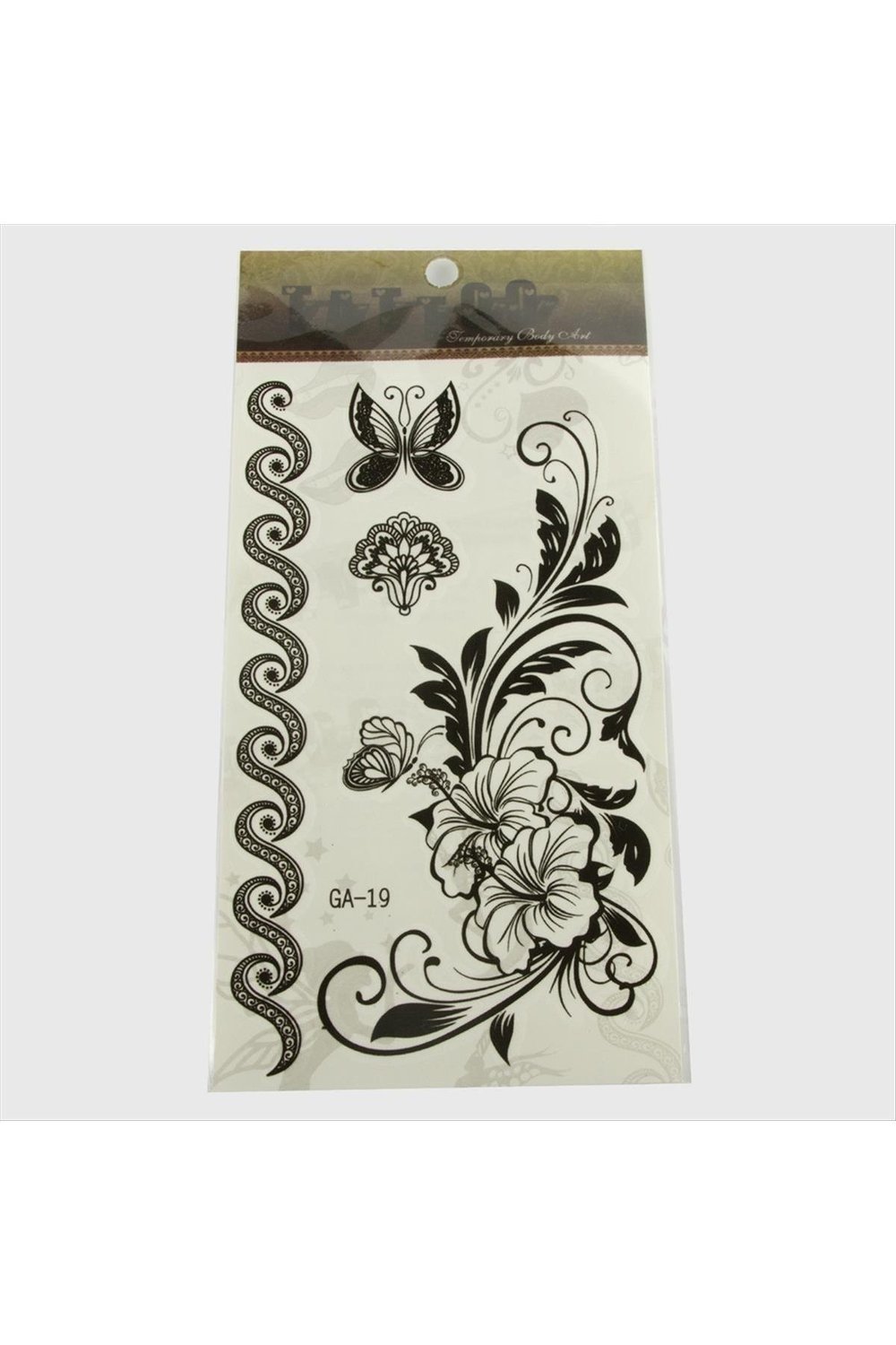 Çiçek Tattoo Dövme Sticker