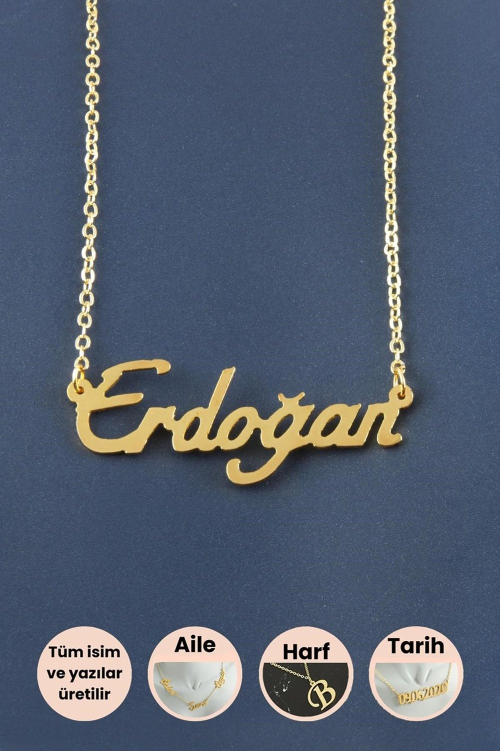 Erdoğan İsimli Kolye