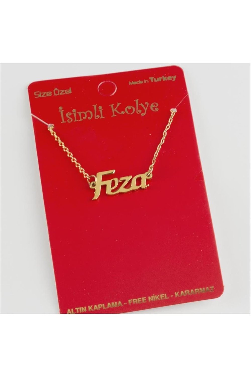 Feza İsimli Kolye (Kişiye Özel)