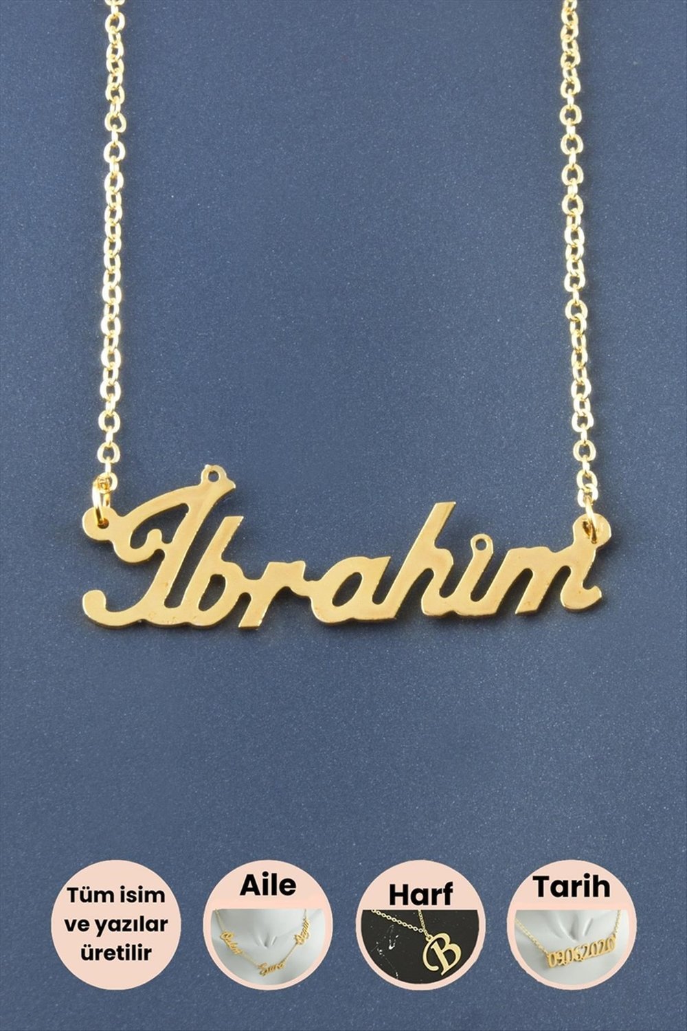 İbrahim İsimli Kolye