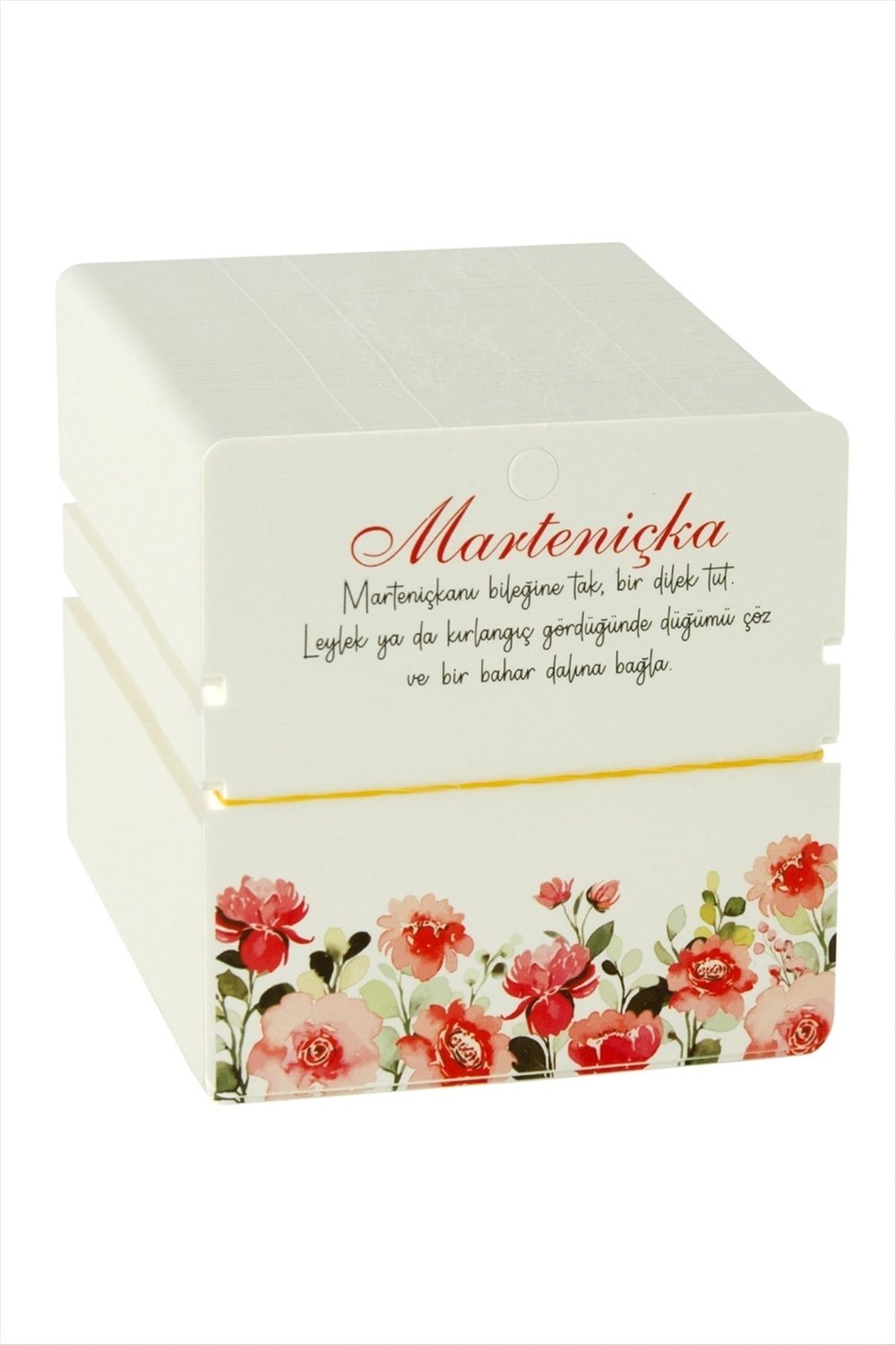 Marteniçka Bileklik Kartı