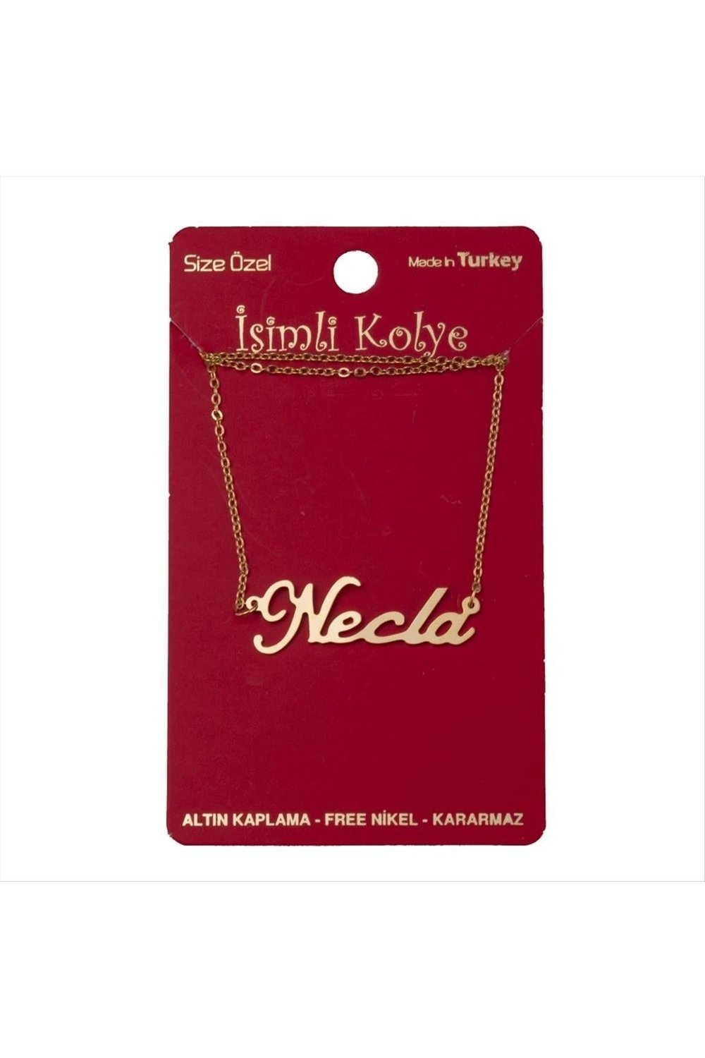 Necla isimli kolye (Kişiye Özel)