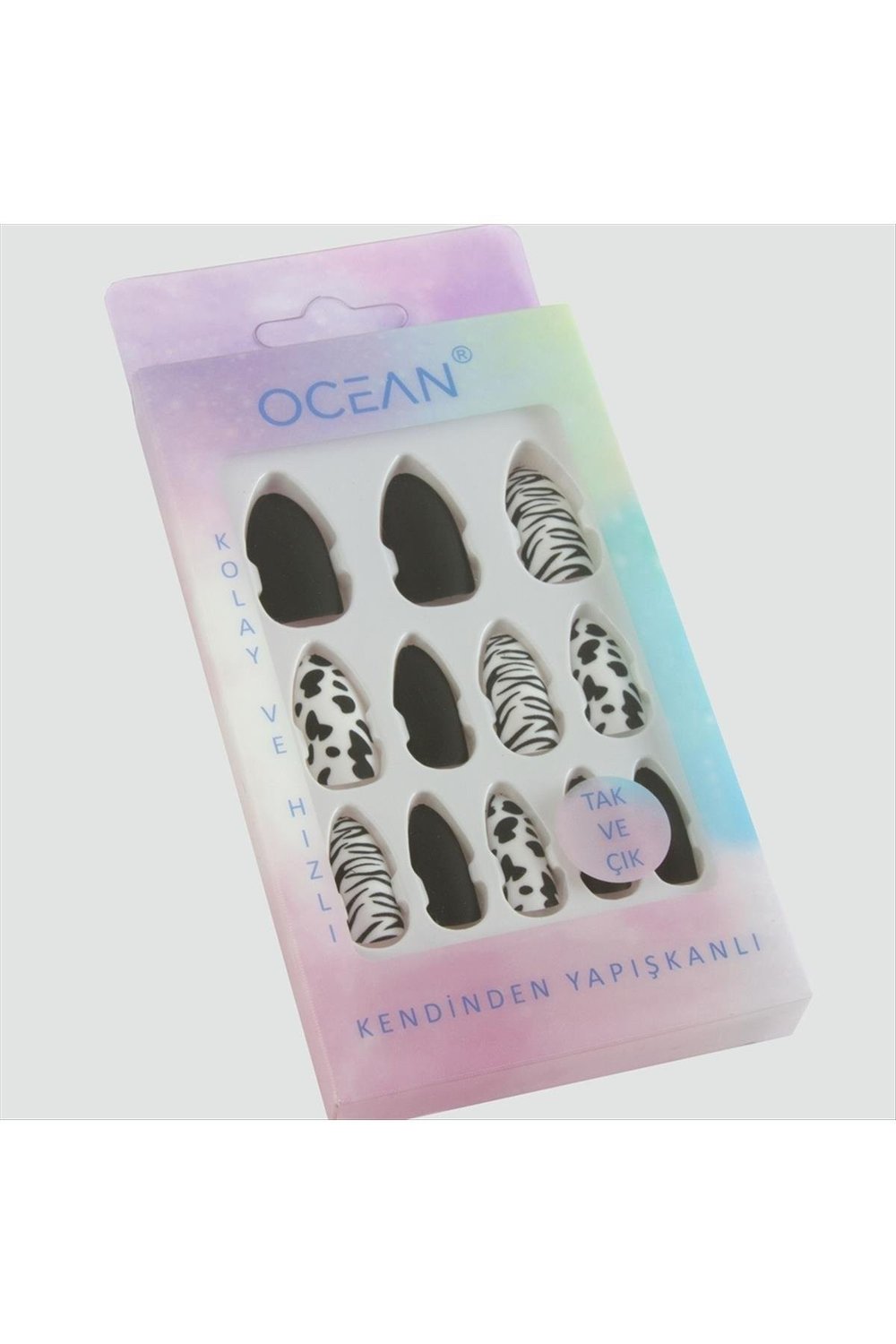 Ocean Desenli Takma Tırnak