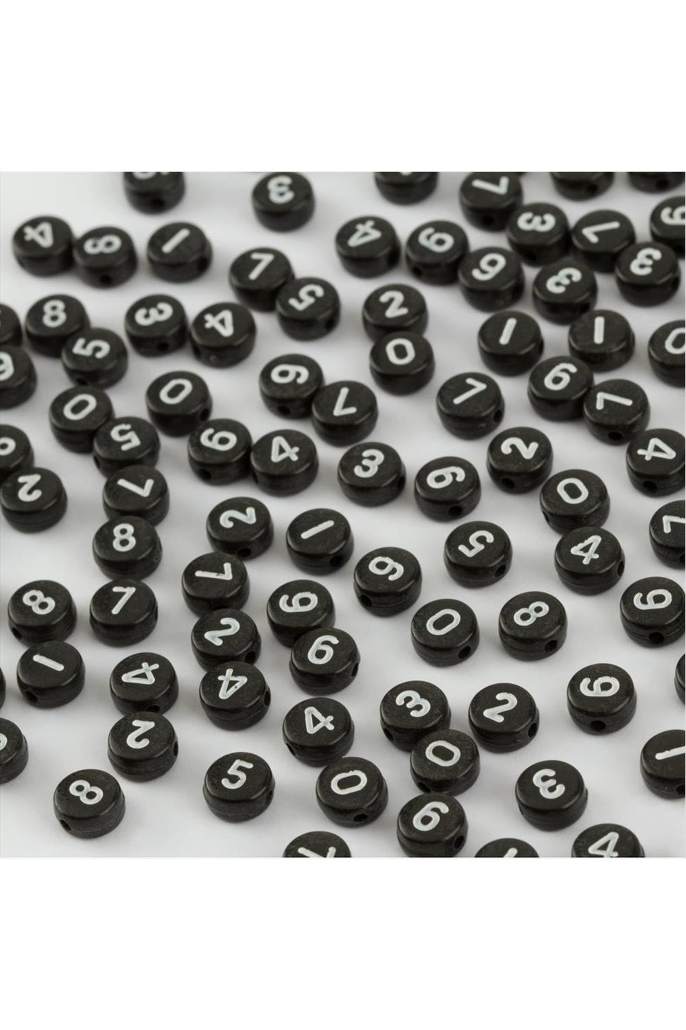 Rakam Yuvarlak Boncuk 30 Gram