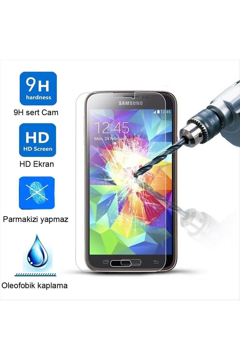 Samsung Galaxy S3 I9300 Kırılmaz Cam Ekran Koruyucu