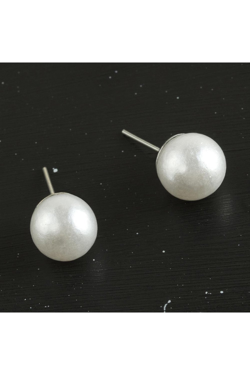 Top İncili Küpe 10 mm