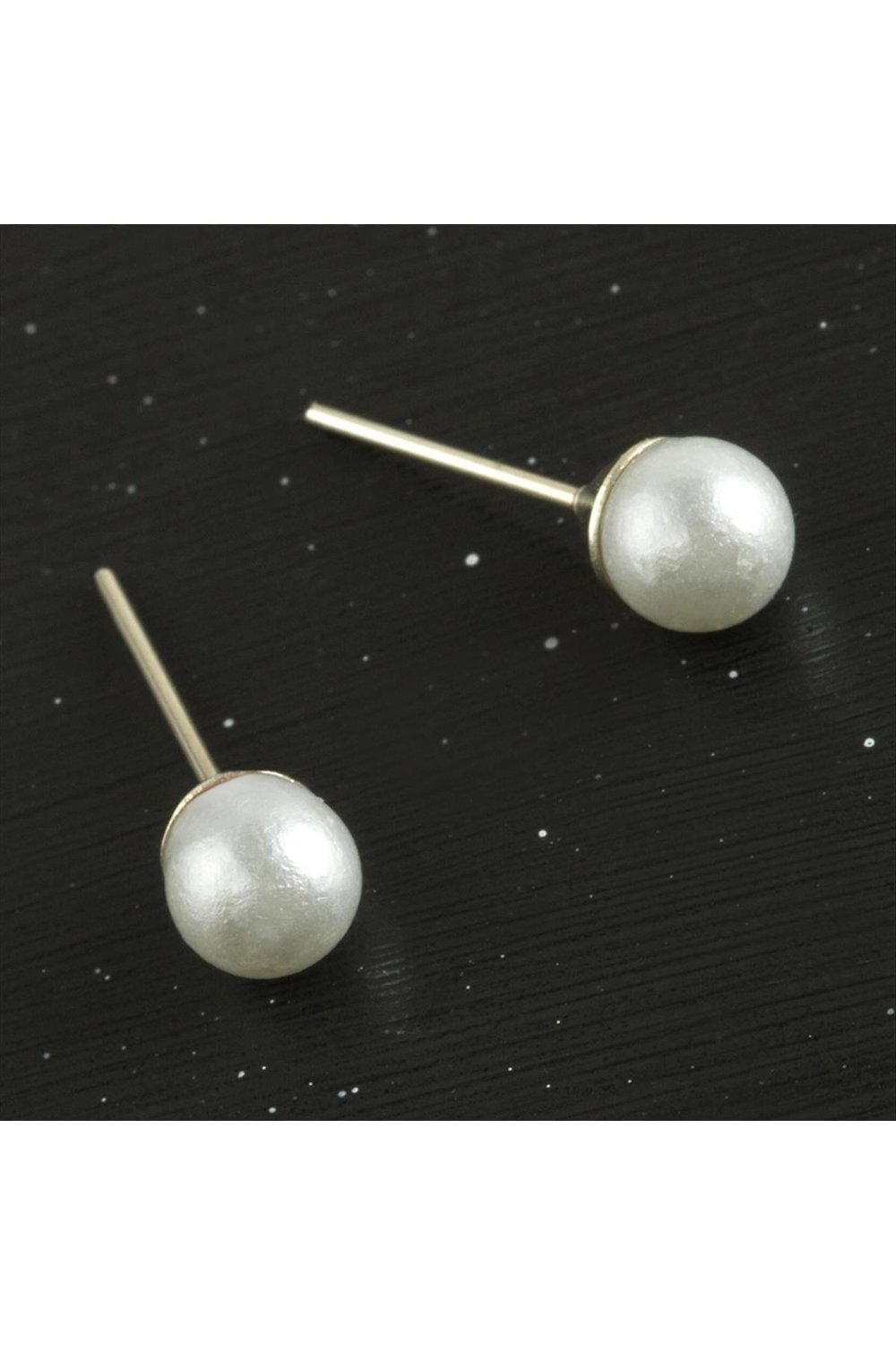 Top İncili Küpe 6 mm