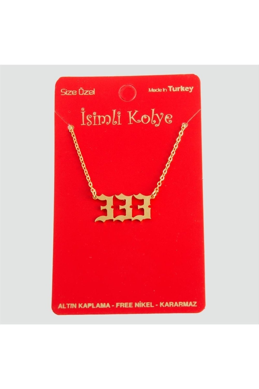 Uğurlu Rakamlar Uçlu Kolye