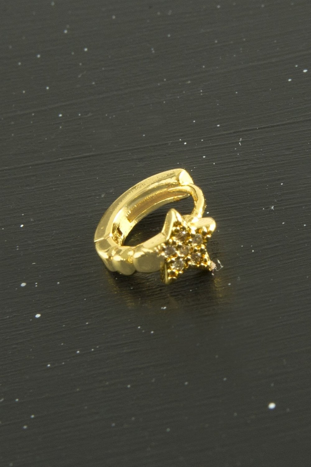 Yıldız Lüks Çelik Kulak Burun Piercing 1 Adet